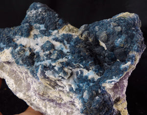 Gemmy Blue Fluorite Mineral Specimen Crystal Stone FLR10259