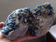 Large Raw Gemmy Blue Fluorite Crystal Mineral Specimen FLR10264