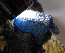 Large Raw Gemmy Blue Fluorite Crystal Mineral Specimen FLR10261