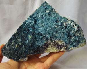 Large Raw Gemmy Blue Fluorite Crystal Mineral Specimen FLR10262