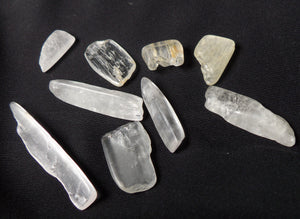 White Kunzite Polished Crystal Tumble Healing Gemstones
