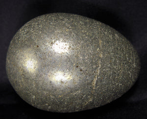Small Pyrite Fool's Gold Polished Crystal Egg Mineral Stone