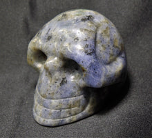 Blue Sodalite Stone Crystal Skull Hand Carved Sculpture SOD10105