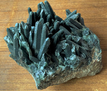 Large Hedenbergite Green Prase Quartz Crystal Cluster Mineral Specimen Inner Mongolia - GQ10152