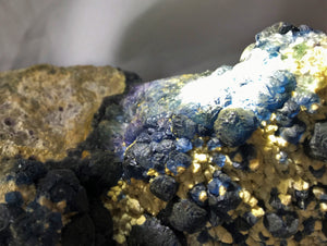 Large Raw Gemmy Blue Fluorite Crystal Mineral Specimen FLR10261