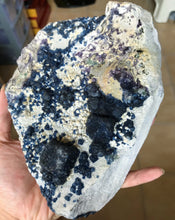 Large Raw Gemmy Blue Fluorite Crystal Mineral Specimen FLR10263