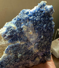 Big Raw Gemmy Blue Fluorite Cluster Crystal Mineral Specimen FLR10301