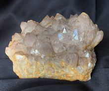 Raw Brazil Black Amethyst Quartz Crystal Geode Cluster Mineral Specimen