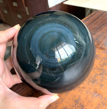 Large Rainbow Obsidian Polished Crystal Sphere Crystal Sphere - OB10319