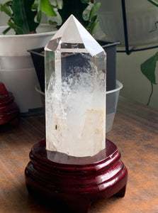 Big Clear Tibetan Quartz Terminated Crystal Point Wand Mineral Specimen - CQ10272