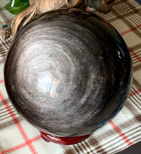 Large Silver Sheen Obsidian Crystal Sphere - SOB10158