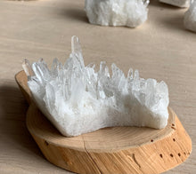 Clear Tibetan Quartz Crystal Point Cluster Mineral Specimen