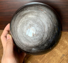 Large Silver Sheen Obsidian Crystal Sphere - SOB10158