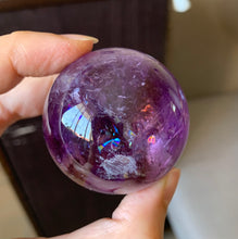 Top Bolivia Ametrine with Tri sections Citrine Stone Crystal Sphere Stone Decor